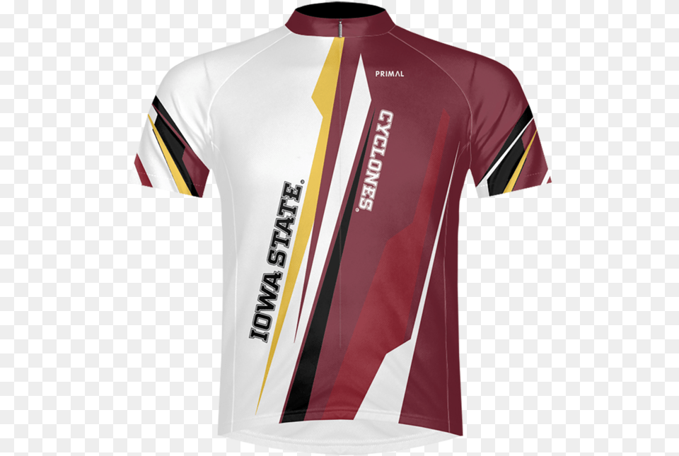 Iowa State University Men S Sport Cut Cycling Jersey Sports Jersey, Clothing, Shirt, T-shirt Free Transparent Png