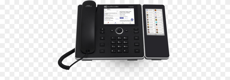 Ip Phone With Expansion Module Business Audiocodes C450hd, Electronics, Mobile Phone, Computer, Laptop Png