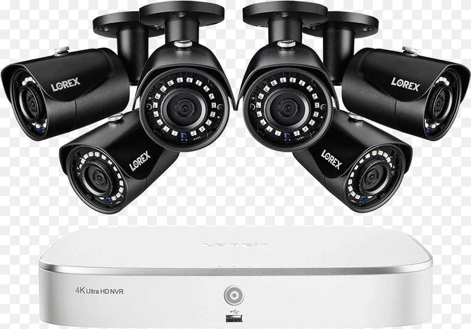 Ip Security Camera System With 8 Channel Nvr And Black Friday Security Camera, Electronics, Video Camera Png Image
