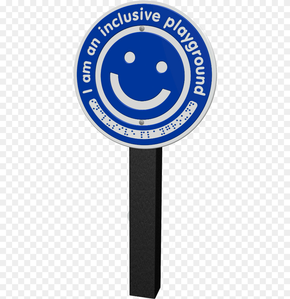 Ip21 Lollipop Inclusive Playground Signage, Sign, Symbol, Road Sign, Bus Stop Png Image