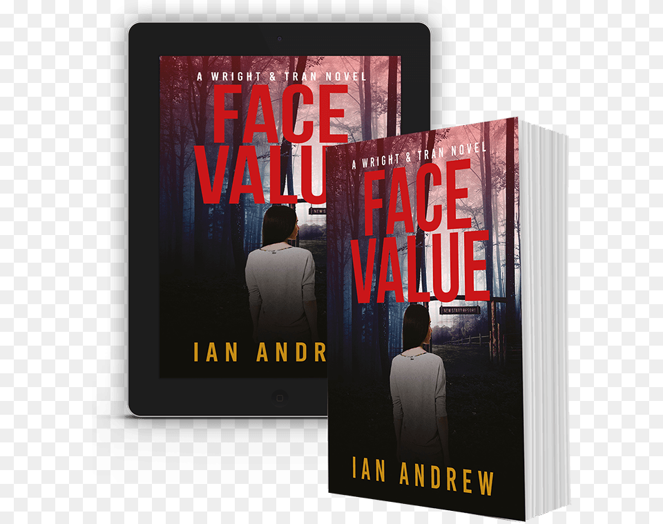 Ipad And 3d Book Mockup Face Value 800 X Book Cover, Novel, Publication, Adult, Female Png