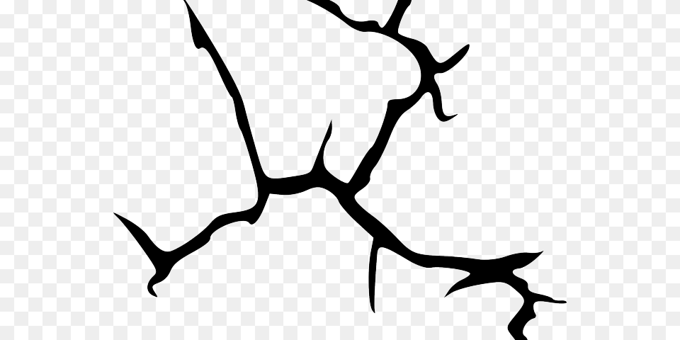 Ipad Clipart Cracked Crack Clipart Black And White, Silhouette, Stencil Png