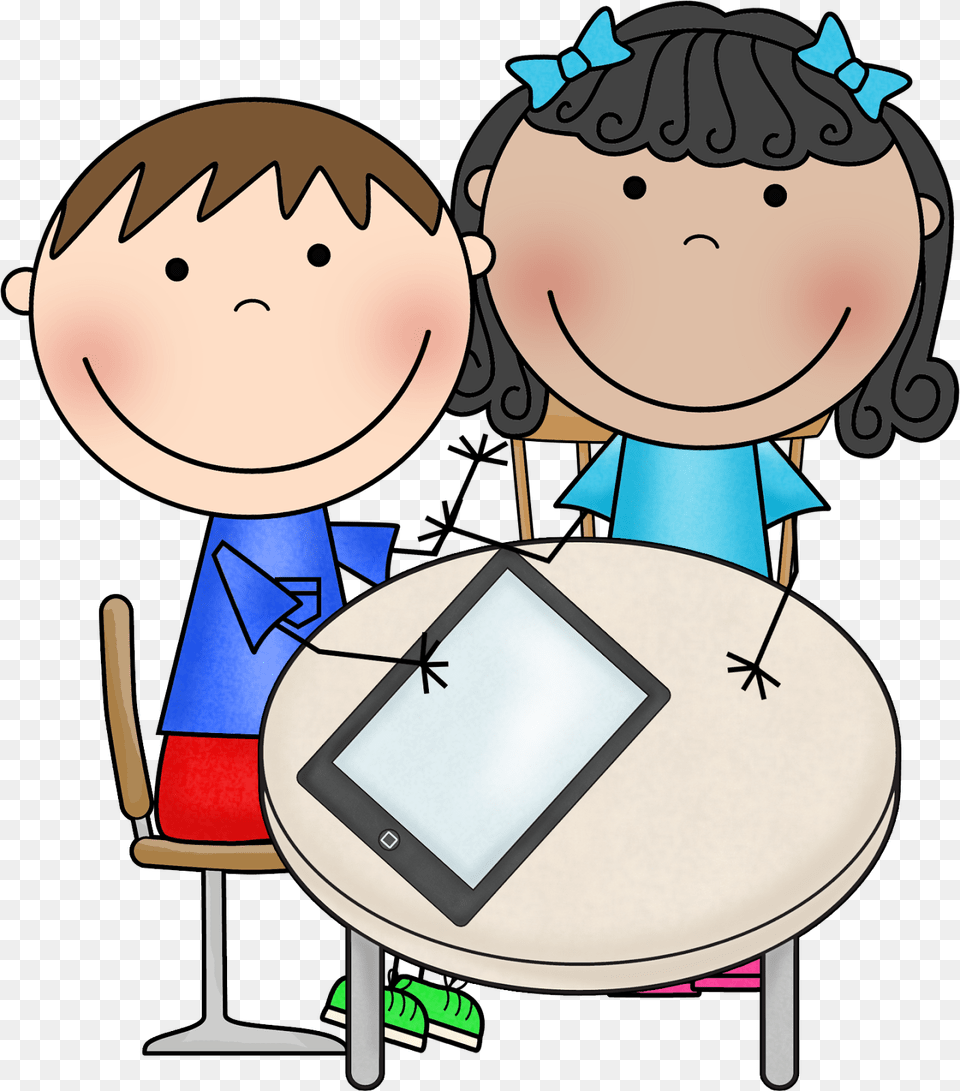 Ipad Clipart Speech Therapy, Computer, Electronics, People, Person Png Image