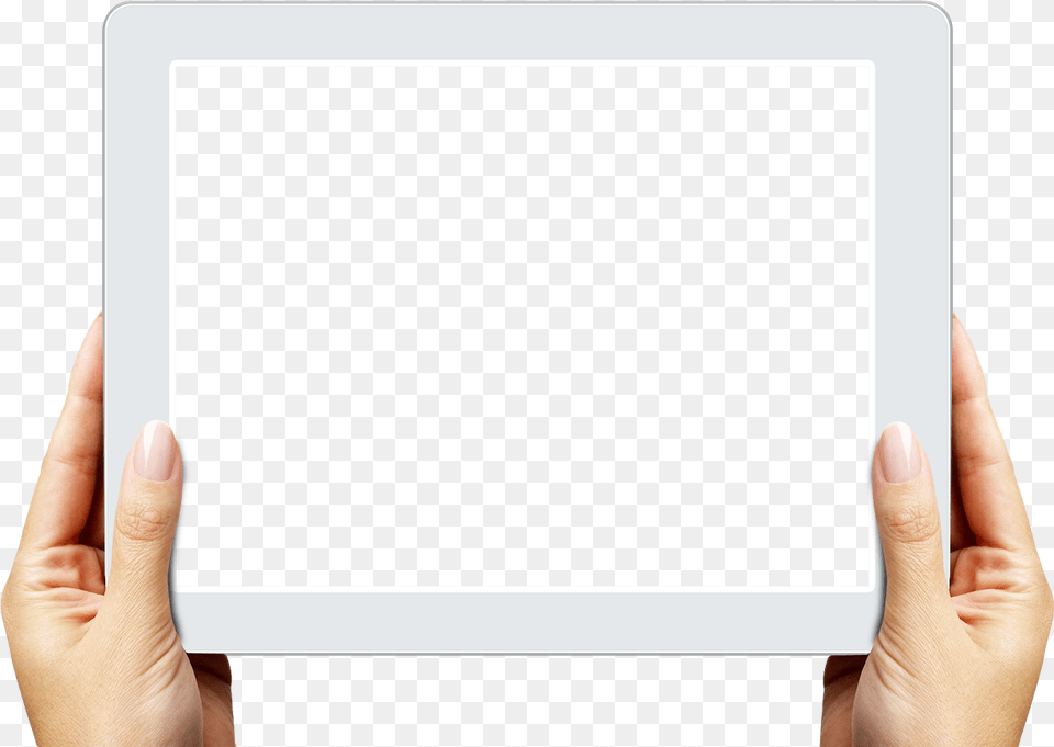 Ipad Hands Tablet In Hand, Body Part, Computer, Electronics, Finger Png Image