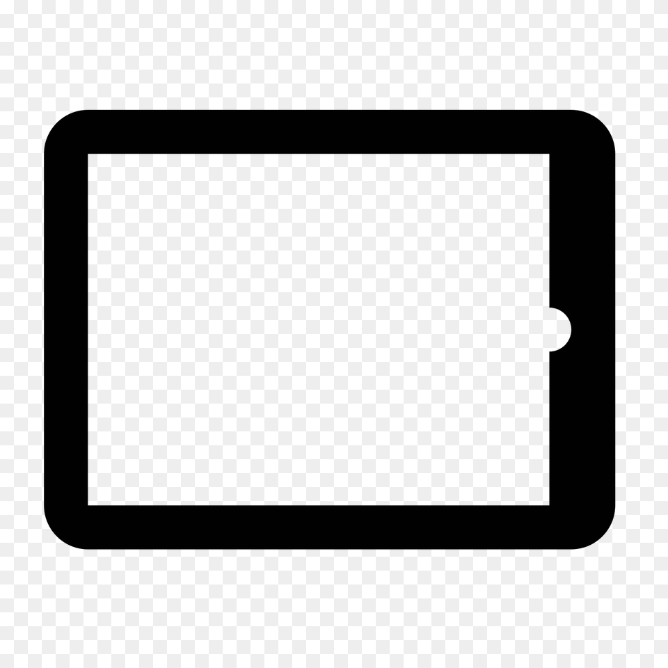 Ipad Icon, Gray Free Png Download