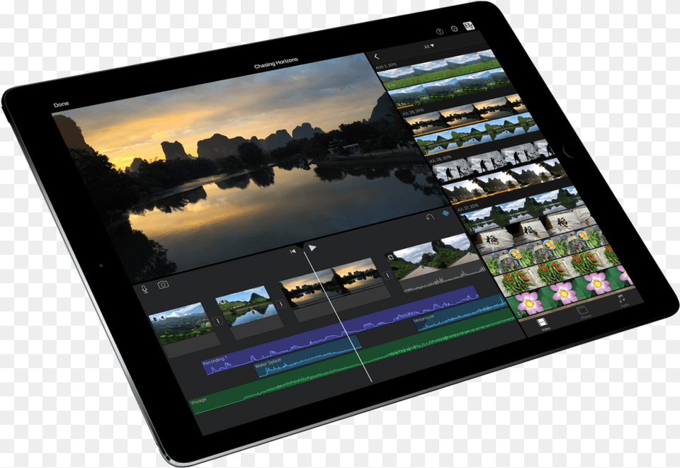 Ipad Pro Adobe Premiere, Computer, Electronics, Tablet Computer, Surface Computer Free Transparent Png