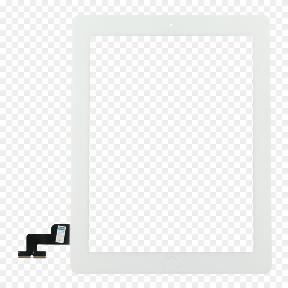 Ipad White Touch Screen Digitizer With Home Button Assembly, White Board, Electronics Free Png