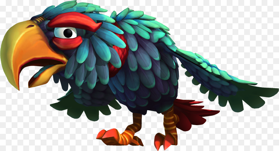 Ipb Image Donkey Kong Country Returns Blue Parrot, Animal, Beak, Bird, Baby Png