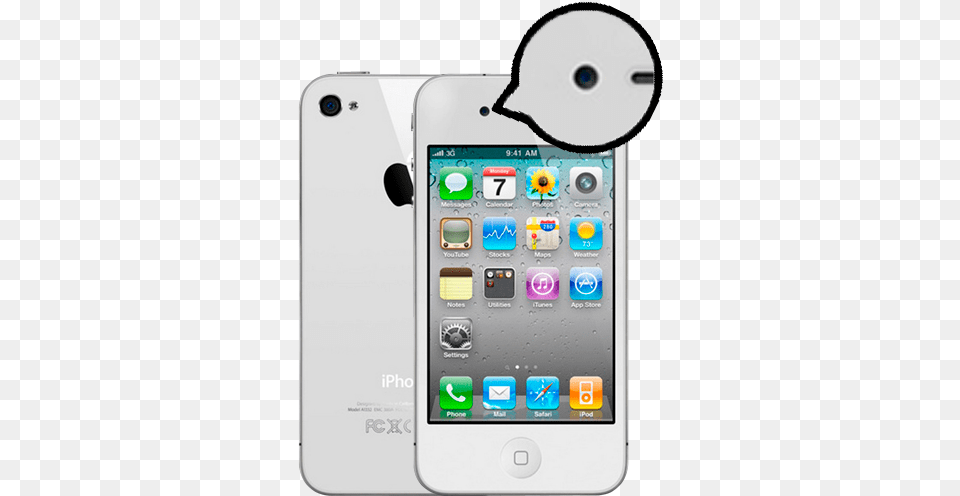 Iphone 4 White, Electronics, Mobile Phone, Phone Free Png