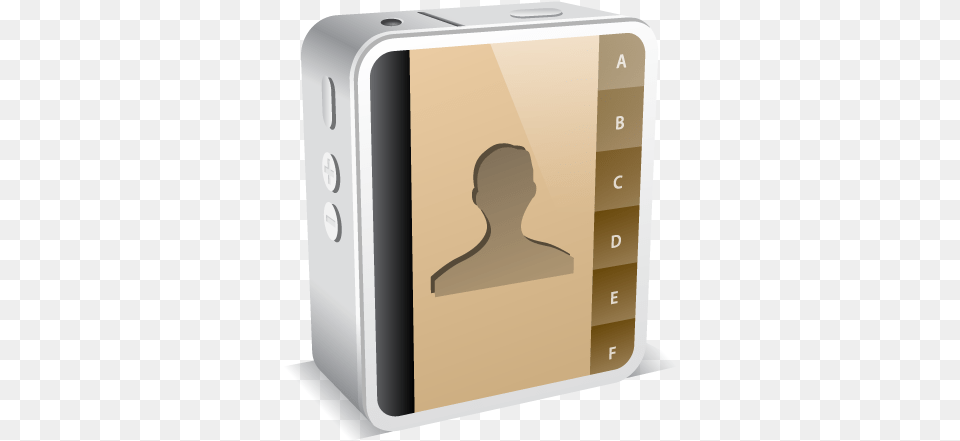 Iphone 4 White Address Book Icon Iphone 4 Mini Icons Phone Book Icon 3d, Electronics, Mobile Phone, Person, Head Free Transparent Png