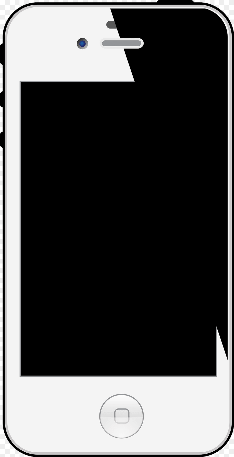 Iphone 44s White Clipart, Electronics, Phone, Mobile Phone, Device Png