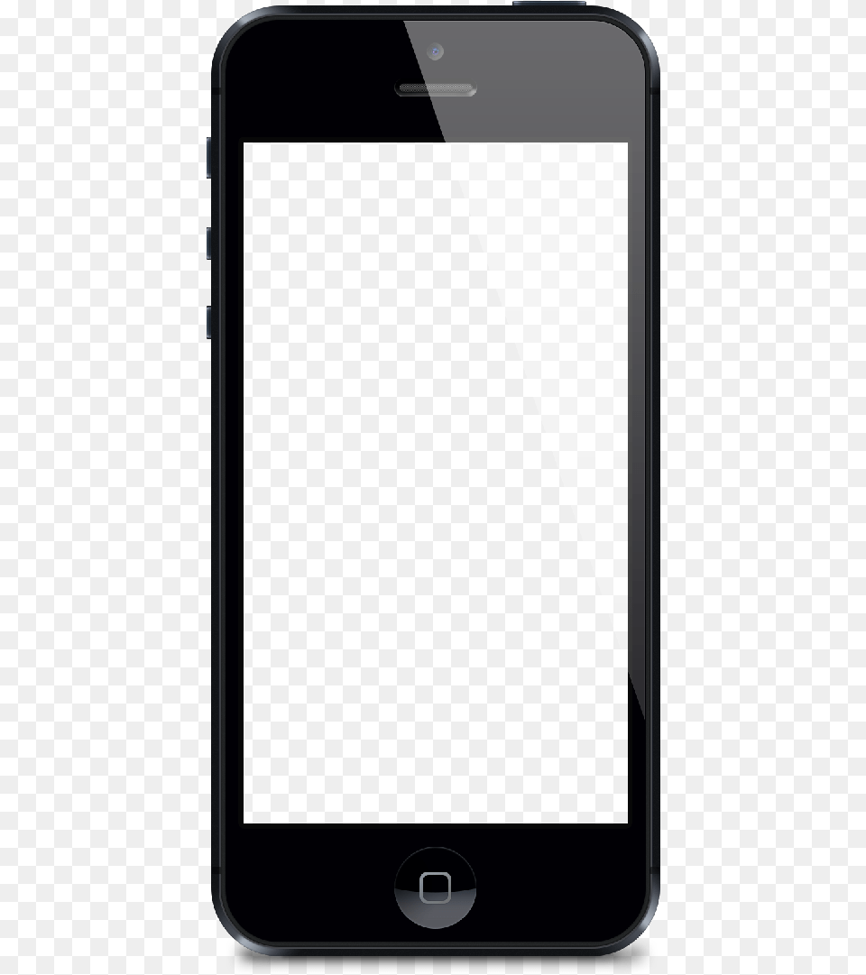 Iphone 5 Back Transparent Phone Template, Electronics, Mobile Phone Free Png Download