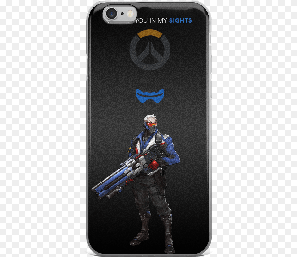 Iphone 55sse 66s 66s Plus Case Game Ow Soldier 76 Cosplay Leather Jacket Coat With, Adult, Person, Man, Male Free Png