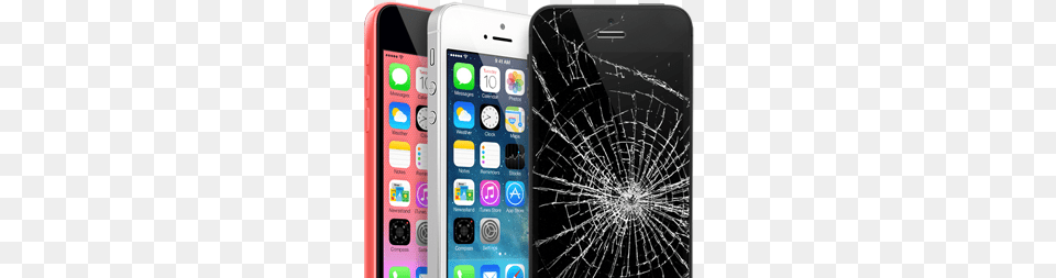 Iphone 5c Cracked Screen Nillkin H Anti Explosion Glass Screen Protector, Electronics, Mobile Phone, Phone Png