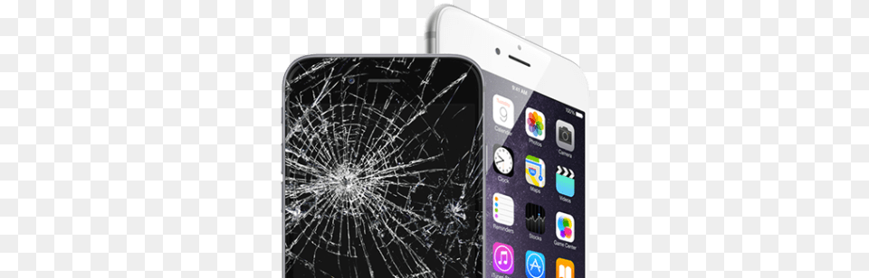 Iphone 6 Broken Screen Close Up, Electronics, Mobile Phone, Phone Png Image