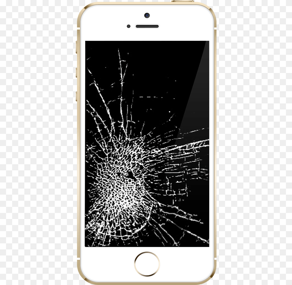Iphone 6 Cracked Screen 5 Image Broken Phone Screen, Electronics, Mobile Phone Png