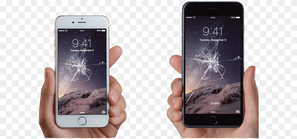 Iphone 6 Cracked Screen 9 Image Iphone 7 Iphone Outline, Electronics, Mobile Phone, Phone, Person Free Transparent Png