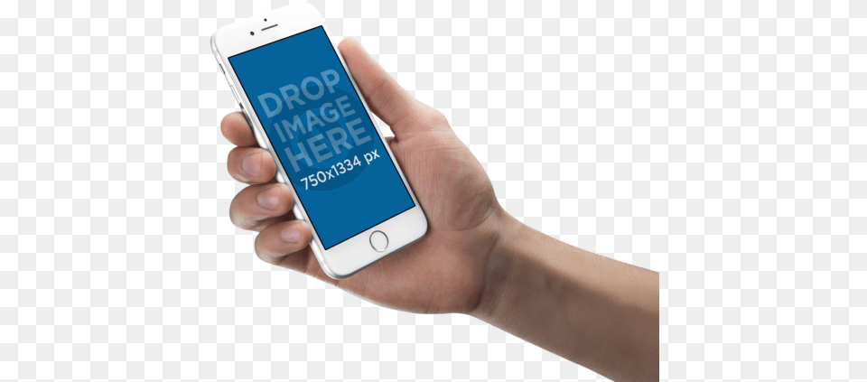 Iphone 6 In Hand Hand Mockup, Electronics, Mobile Phone, Phone, Person Free Png