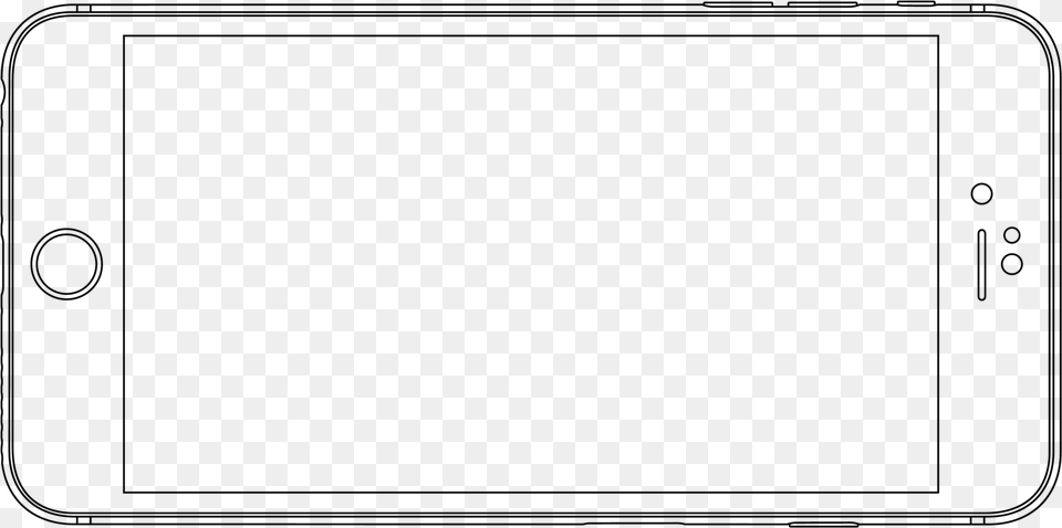 Iphone 6 Vector Transparent Panasonic Eluga Prim, Gray Png