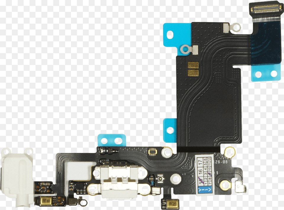 Iphone 6s Plus Audio Dock Connector Flex White Iphone 6s Mic Replacement, Electronics, Hardware, Computer Hardware Free Transparent Png