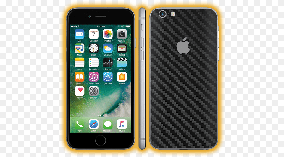 Iphone 6s Plus Carbon Fiber Skins Wraps Apple Iphone X Vs 7, Electronics, Mobile Phone, Phone Free Transparent Png