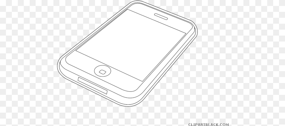 Iphone 7 Clipart Black And White Smartphone, Electronics, Mobile Phone, Phone Png