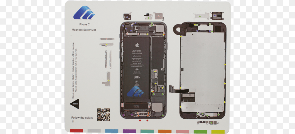 Iphone 7 Magnetic Screw Mat Iphone 7 Plus Screw Map, Electronics, Mobile Phone, Phone, Qr Code Free Png