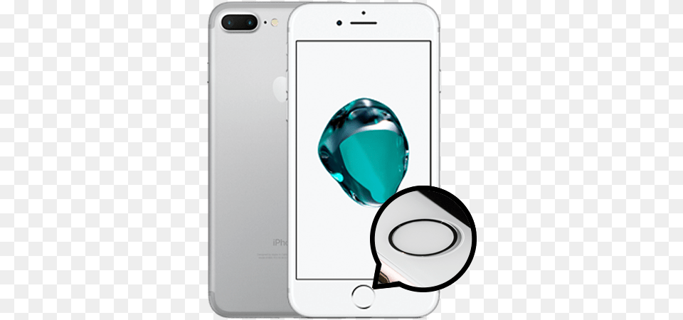 Iphone 7 Plus Home Button Replacement Iphone 7 Bianco, Electronics, Mobile Phone, Phone Png