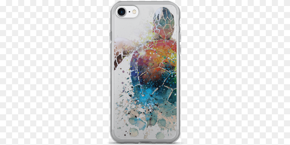 Iphone 77 Plus Case Art Watercolor Turtle Notebook Dot Grid Graph Lined, Electronics, Mobile Phone, Phone Png Image