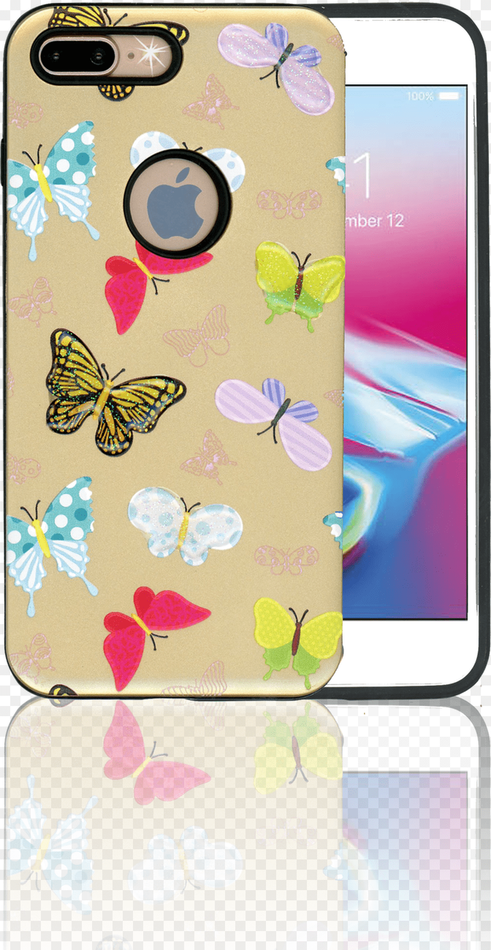 Iphone 78 Mm 3d Butterfly, Electronics, Mobile Phone, Phone Free Transparent Png