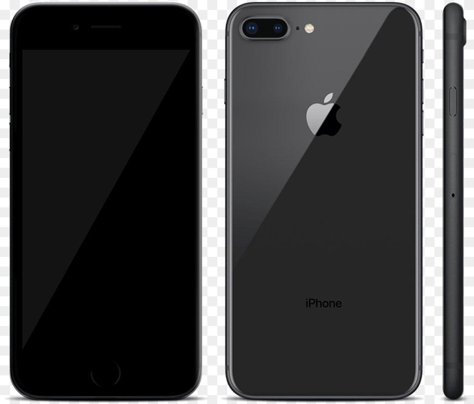 Iphone 8 And 8 Plus Clip Art Download Apple Iphone 8 Plus Space Grey, Electronics, Mobile Phone, Phone Free Png