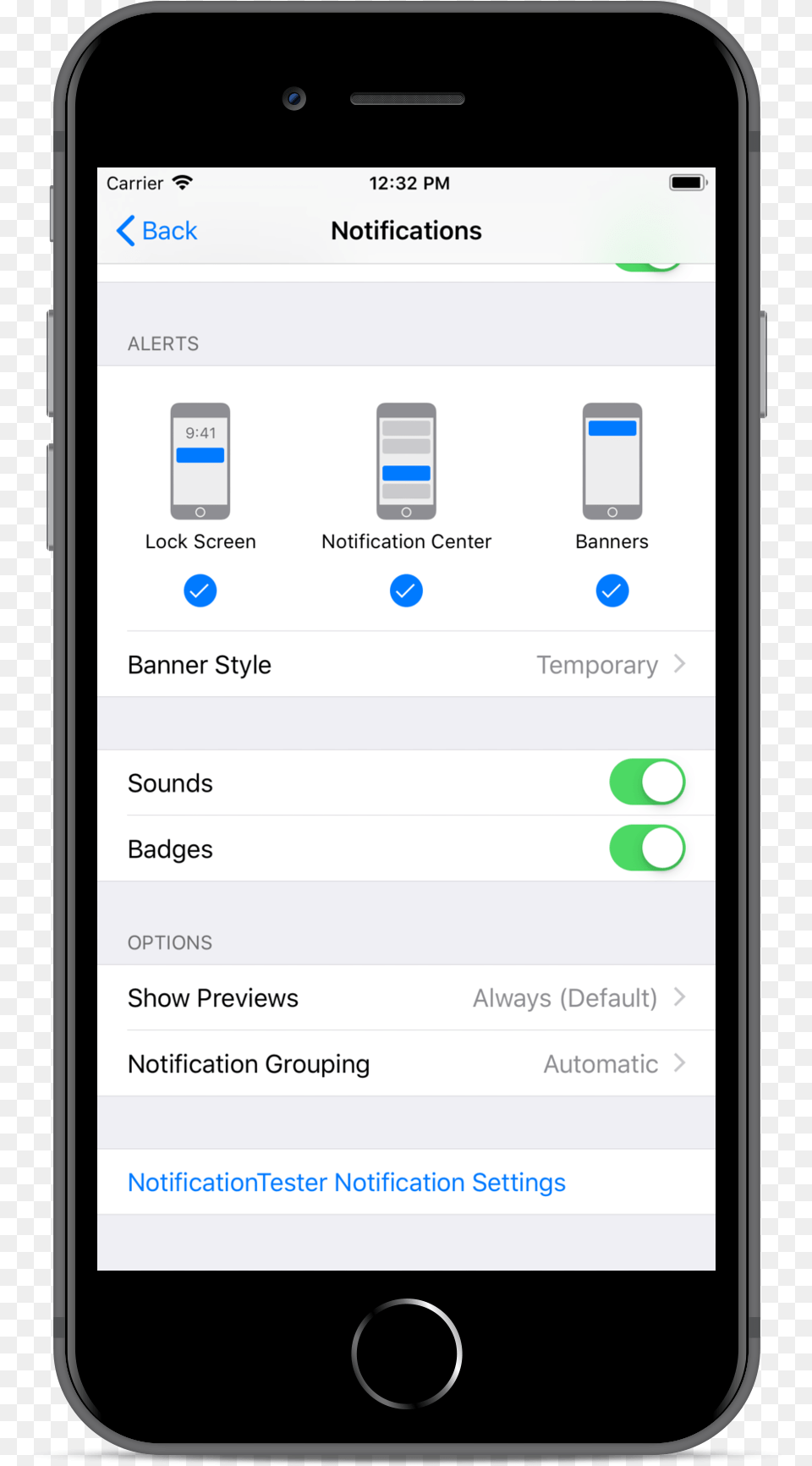 Iphone 8 Plus Shown With System Settings App Open With Scroll Iphone Animated Mockup, Electronics, Mobile Phone, Phone, Text Png Image