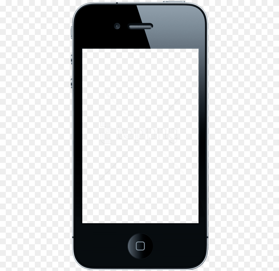 Iphone Apple Clipart Photo Phone Text Message Blank, Electronics, Mobile Phone Free Transparent Png