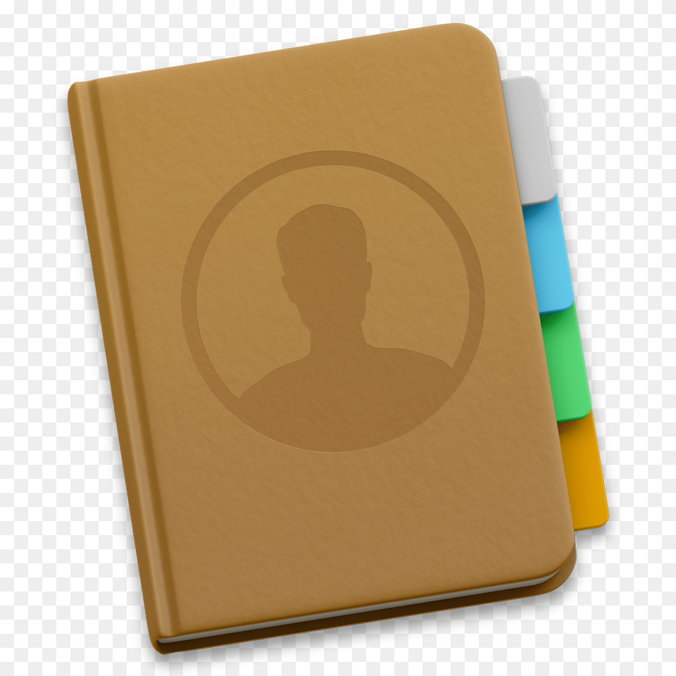 Iphone Apple Laptop Contacts Icon Transparent Os X Contacts App Mac, Box, Diary, Person, Head Free Png