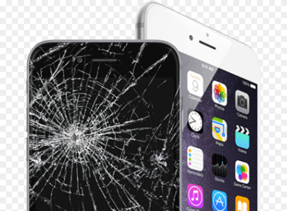 Iphone Broken Screen, Electronics, Mobile Phone, Phone Free Png Download