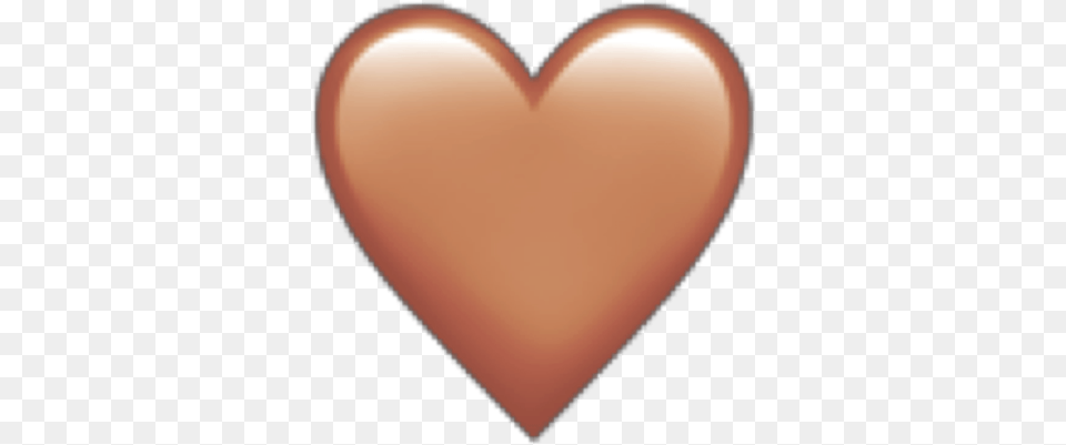 Iphone Brown Heart Emoji Free Transparent Png