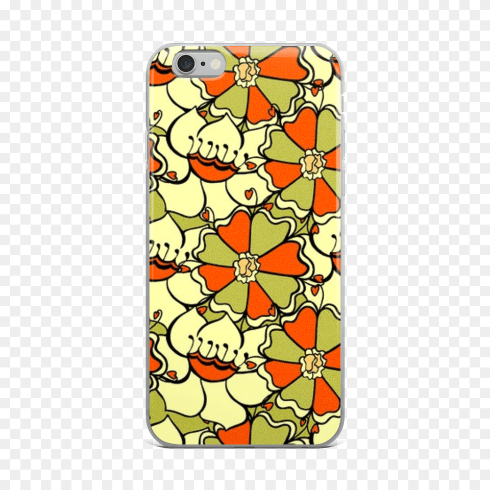 Iphone Case Hand Drawn Floral Pattern Decorative Flowers, Electronics, Mobile Phone, Phone, Art Png