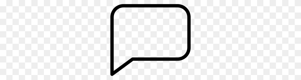 Iphone Chat Bubble Objective C, Gray Png Image