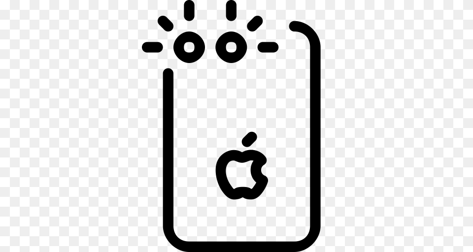 Iphone Clipart Black And White, Gray Png