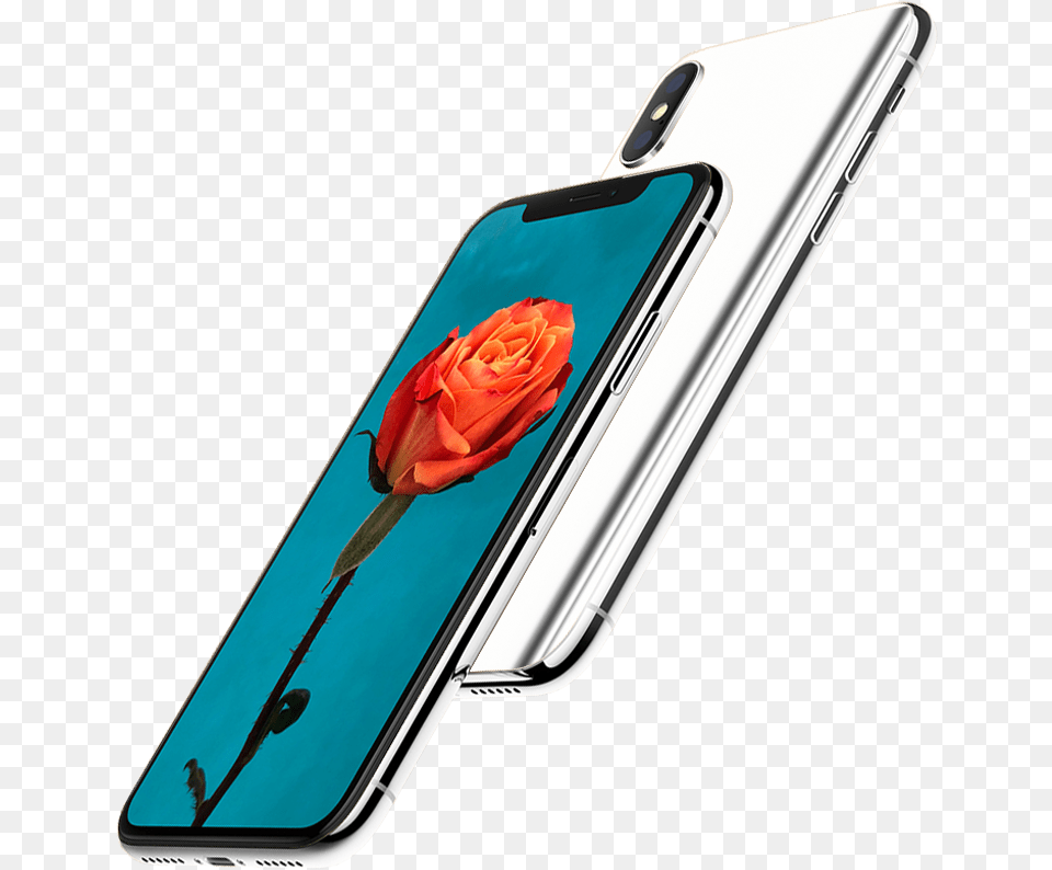 Iphone Clipart Transparent Background Iphone Iphone 10 256 Gb, Electronics, Flower, Mobile Phone, Phone Free Png Download