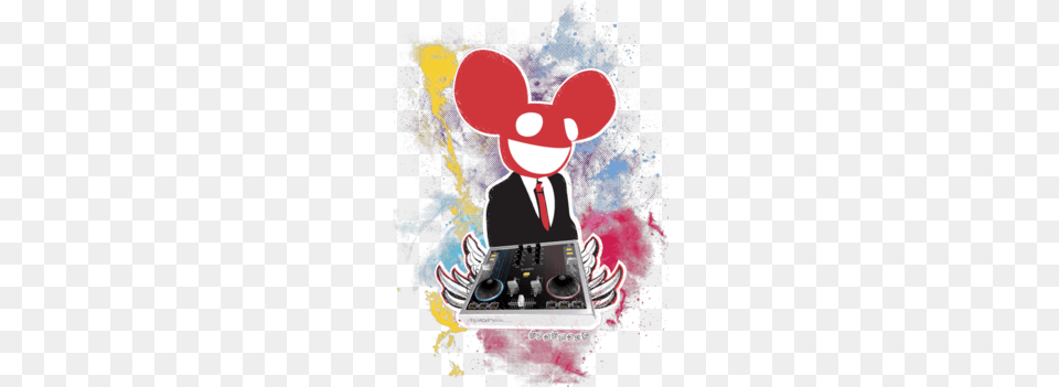 Iphone Deadmau5 Wallpaper Red, Art, Graphics, Advertisement, Poster Png Image