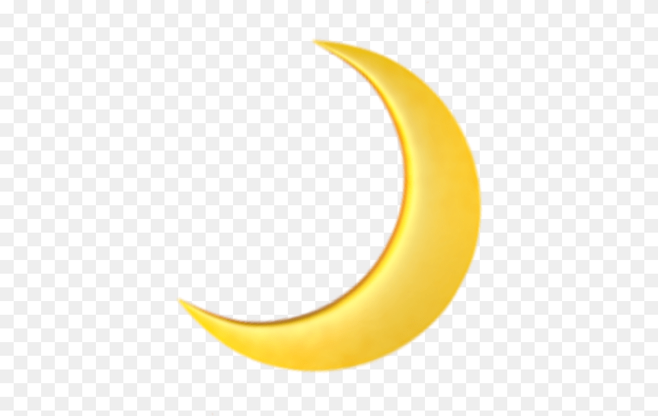 Iphone Emoji Moon Moonemoji Iphoneemoji Iphone Crescent Moon Emoji, Astronomy, Nature, Night, Outdoors Png