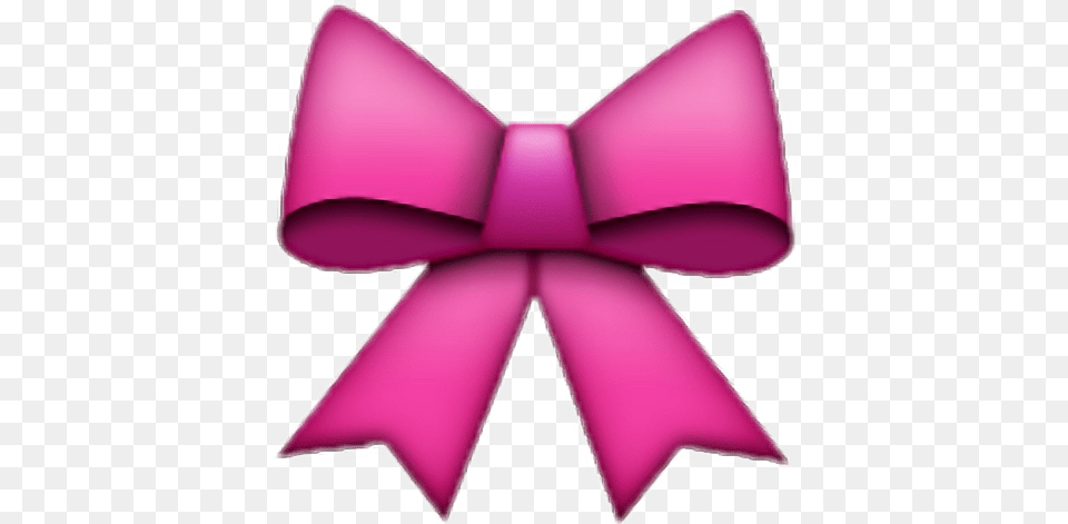 Iphone Emoji Pink Ribbon Followme Sticker By Pink Bow Emoji, Accessories, Formal Wear, Purple, Tie Png Image