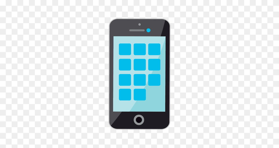 Iphone Flat Icon, Electronics, Mobile Phone, Phone, Screen Png Image