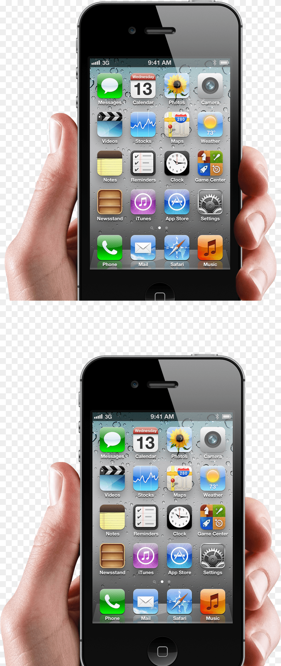 Iphone Hands Iphone, Electronics, Mobile Phone, Phone Free Png Download