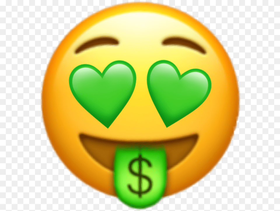 Iphone Heart Eyes Emoji Transparent Iphone Money Face Emoji, Toy Free Png Download