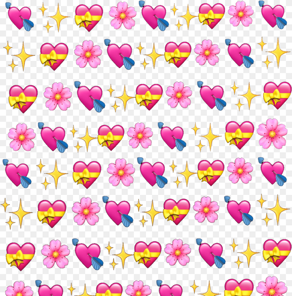 Iphone Heartmeme Heartemoji Emoji, Pattern Png Image