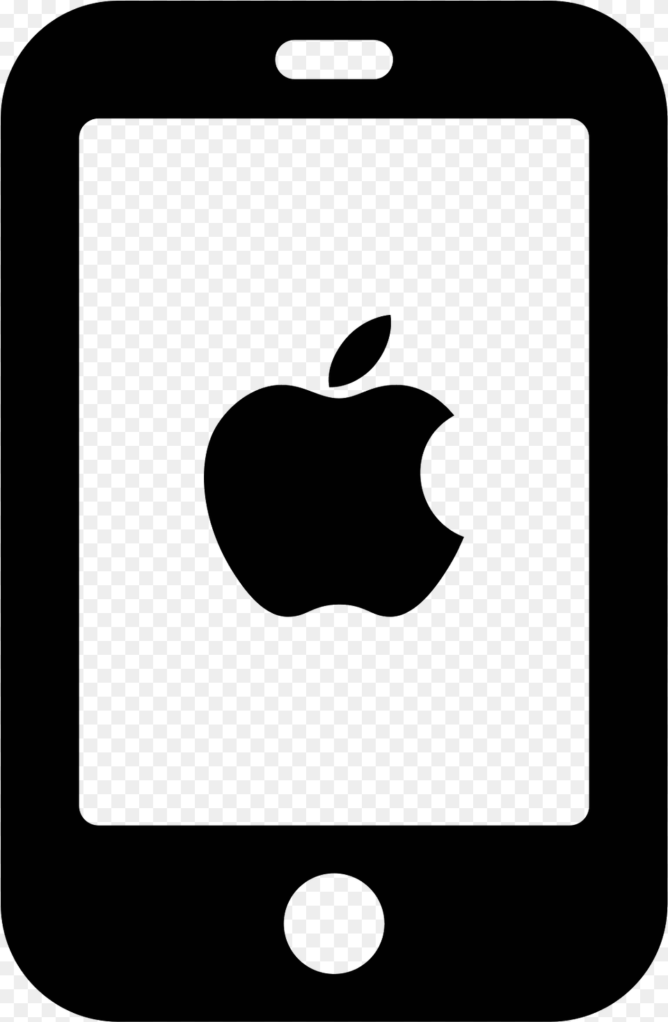 Iphone Icon Android And Ios Icon, Gray Free Png