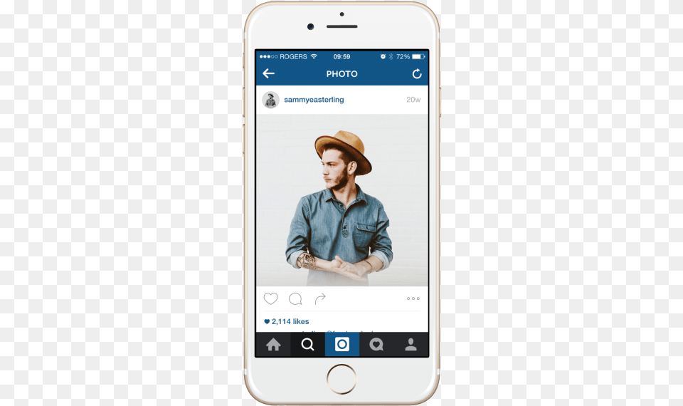Iphone Instagram, Clothing, Electronics, Hat, Mobile Phone Free Png
