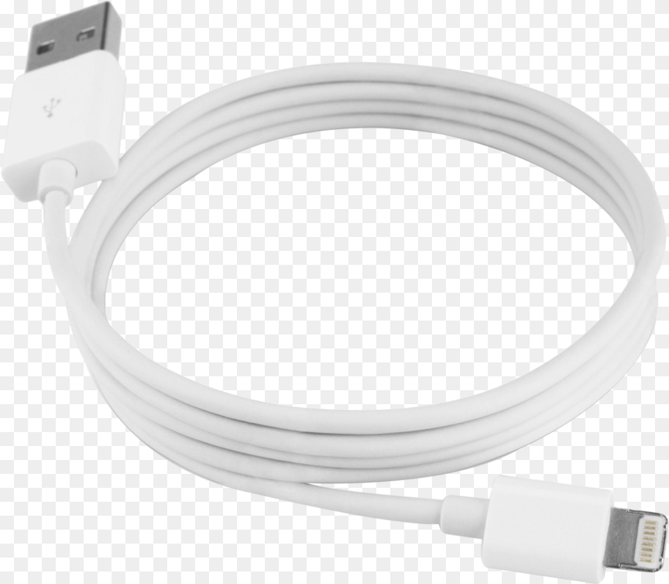 Iphone Lightning Charger Iphone 5 Usb Cable Full Size Transparent Iphone Cable, Adapter, Electronics Free Png Download